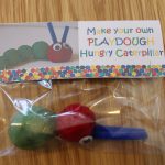 Make your own hungry caterpillar out of playdough