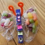 Butterfly peg jellybean treat