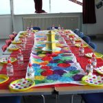 Very Hungry Caterpillar table cloth
