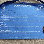 Emma's Marmotton Ski Certificate