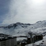 Tignes Le Lac from Le Bec Rouge balcony